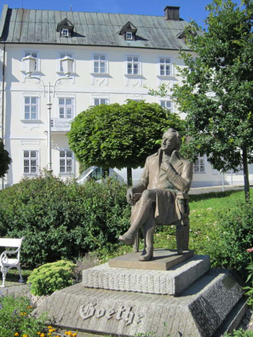 Goetheho pomník v Mariánských Lázních