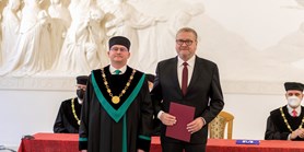 doc. Velebný received an honorary medal
