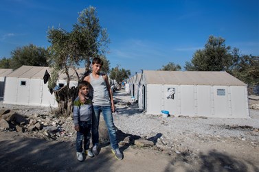 Uprchlický tábor v Řecku. Foto: Portrait of a Refugee, Steve Evans, 18. listopad 2015, Flickr, CC BY-NC 2.0