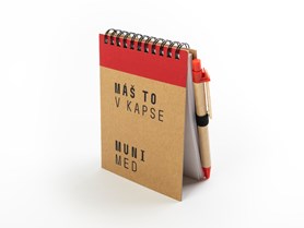 Spiral notebook „Máš to v kapse“ („It’s in the bag“)
