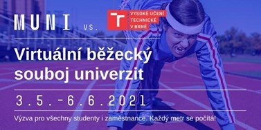 Virtual running duel of universities: MU vs. BUT