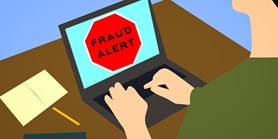 Fraudulent email alerts