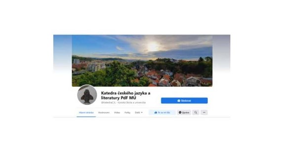Katedra českého jazyka a literatury nyní i na Facebooku
