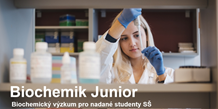 Biochemický výzkum pro nadané studenty SŠ – 2021
