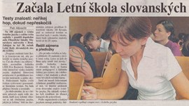 Začala Letní škola slovanských studií