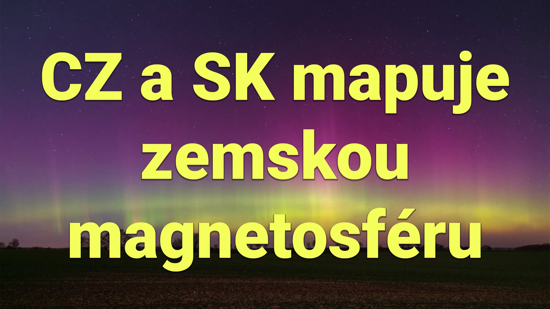 Československé družice mapují zemskou magnetosféru