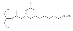 Fig. 1: 2-O-[(3R)-3-(acetyloxy)octadecanoyl]glycerol
