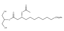 Fig. 2: 2-O-[(3R)-3-(acetyloxy)eicosanoyl]glycerol