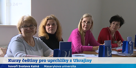 Natočili o&#160;nás: ČT24 -&#160;Kurz českého jazyka pro ukrajinské seniory