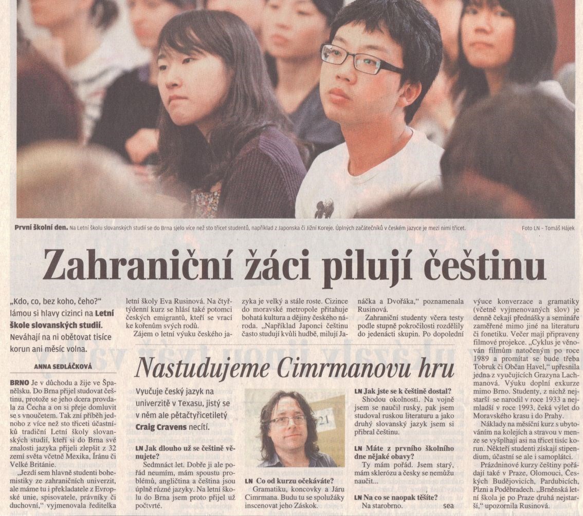 Lidové noviny, 27. 7. 2010