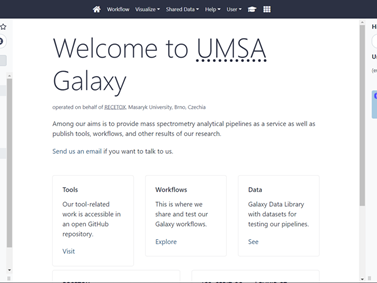 UMSA Galaxy Interface