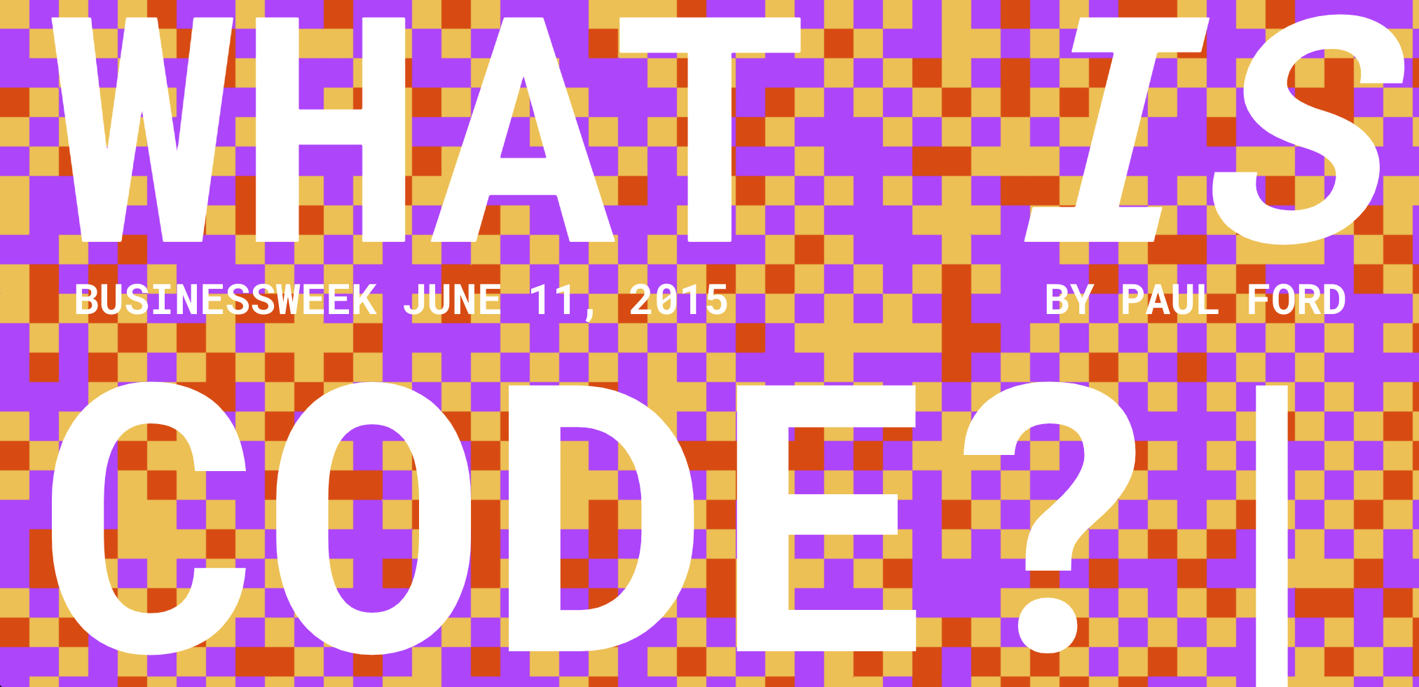 1 · Cesty k počítačovému umění