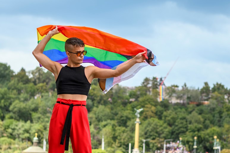 Kryštof Stupka, český LGBTQ+ aktivista a mladý právník. Foto: Věra Nemochovská 