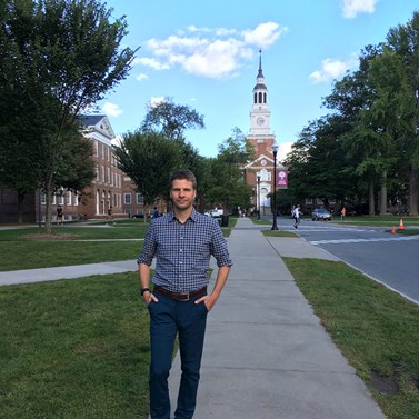 Filip Černoch vyjel s&#160;Fulbrightovým stipendiem na prestižní univerzitu Dartmouth College