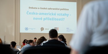 Debata o&#160;české zahraniční politice – Česko-americké vztahy – nové příležitosti?