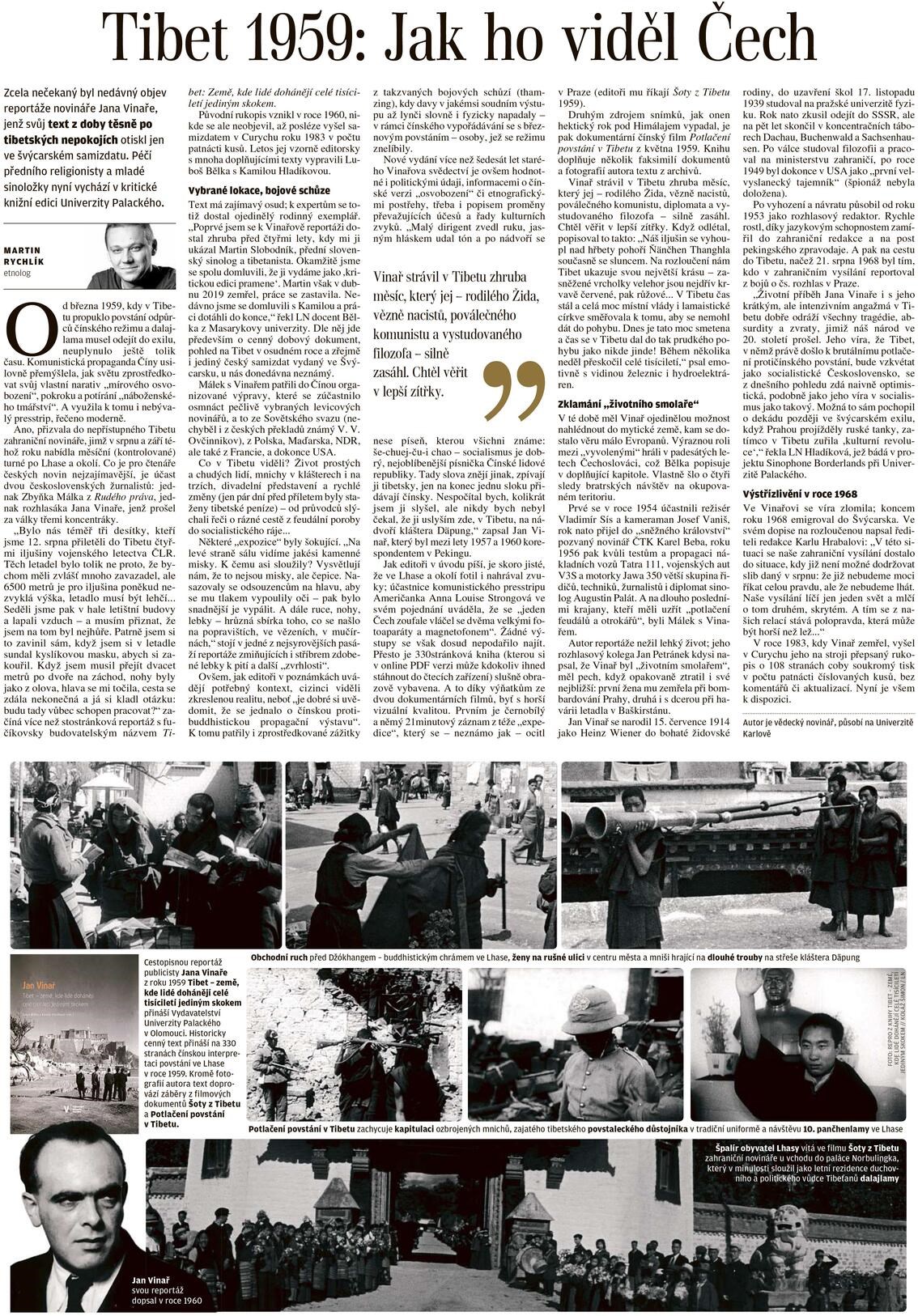Tibet 1959: Jak ho viděl Čech