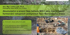Akumulační a&#160;erozní fáze během MIS3 jako hlavní faktor formování vstupních jeskynních facií Moravského krasu