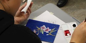 Workshop japonské malby nihonga s Majumi Gotó