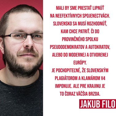 Jakub Filo často projevuje své názory i názory redakce na sociálních sítích. Foto: facebookový profil deníku SME