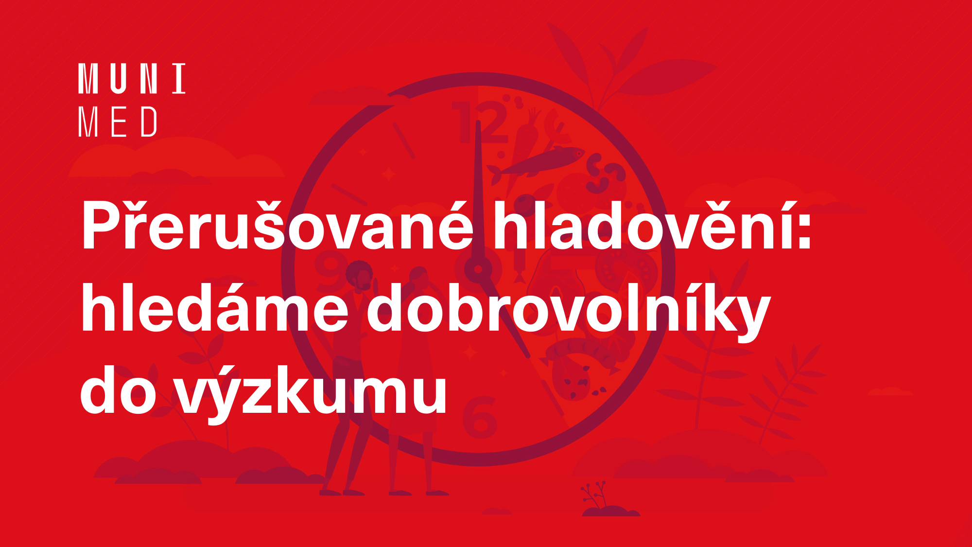 Masarykova univerzita hledá dobrovolníky do studie o hubnutí