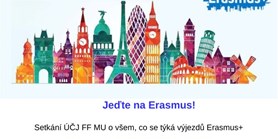Výběrová řízení na studijní pobyty Erasmus+ a&#160;pozvánka na setkání