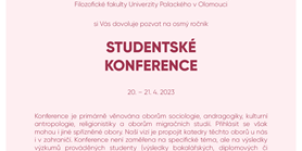 Pozvánka na studentskou konferenci