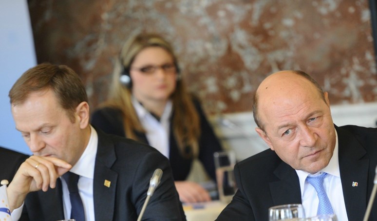 Bývalý prezident Rumunska Traian Băsescu (vpravo). Foto: Traian Băsescu, European People's Party, Flickr, CC BY 2.0