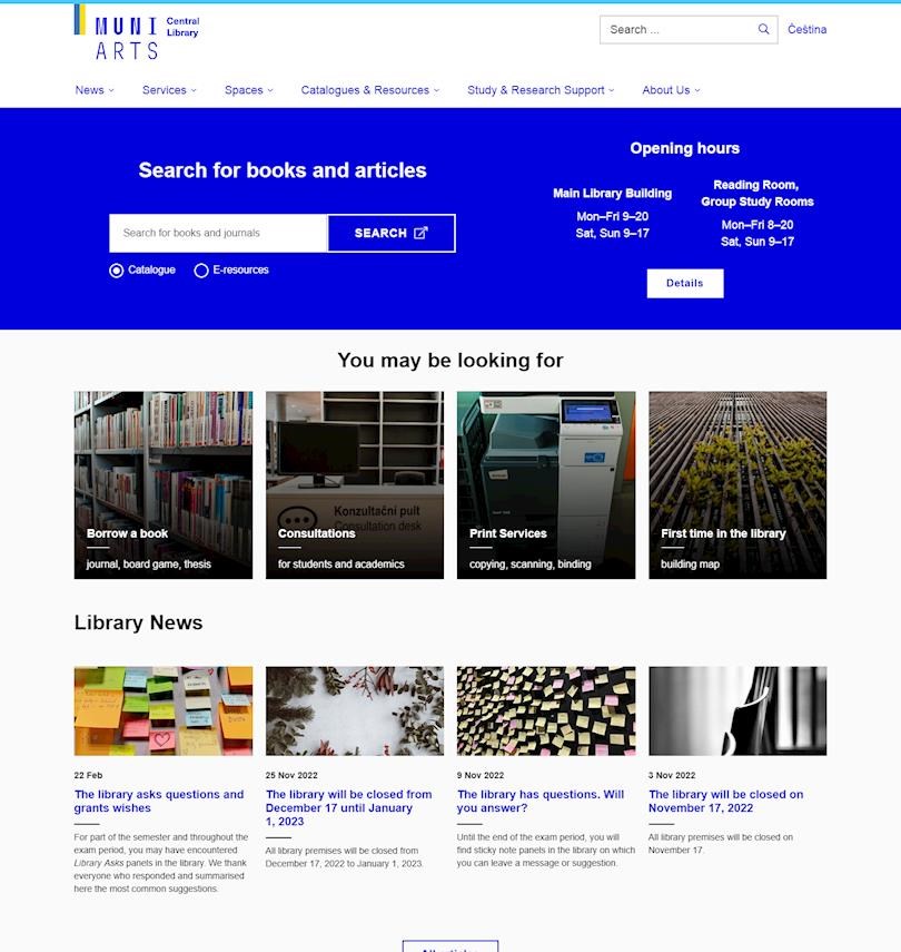 Central Library of the FA MU