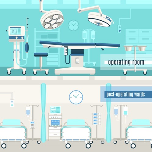 Rozdíl mezi dospávacím pokojem a operačním sálem.