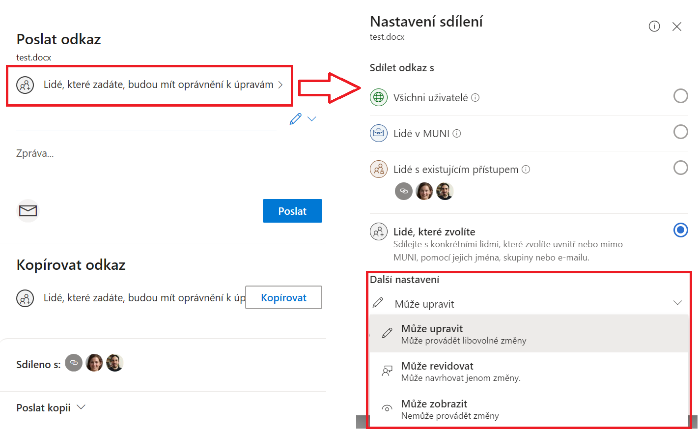 Jak zrušit sdílení na OneDrive?