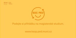 Video k&#160;magisterskému studiu na Katedře sociální pedagogiky 2021