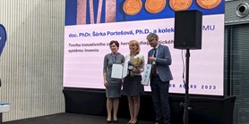 Šárka Portešová a&#160;její tým získali MUNI Innovation Award 2023!