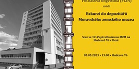 Pozvánka na exkurzi do depozitářů Moravského zemského muzea