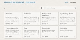 Archiv československé psychologie