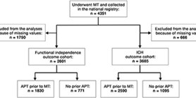Safety and Efficacy of Baseline Antiplatelet Treatment in Patients Undergoing Mechanical Thrombectomy for Ischemic Stroke