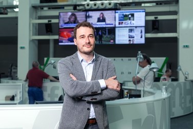 Lukáš Valášek svou kariéru investigativního novináře začal v Aktuálně.cz. Zdroj: Václav Vašků, Economia