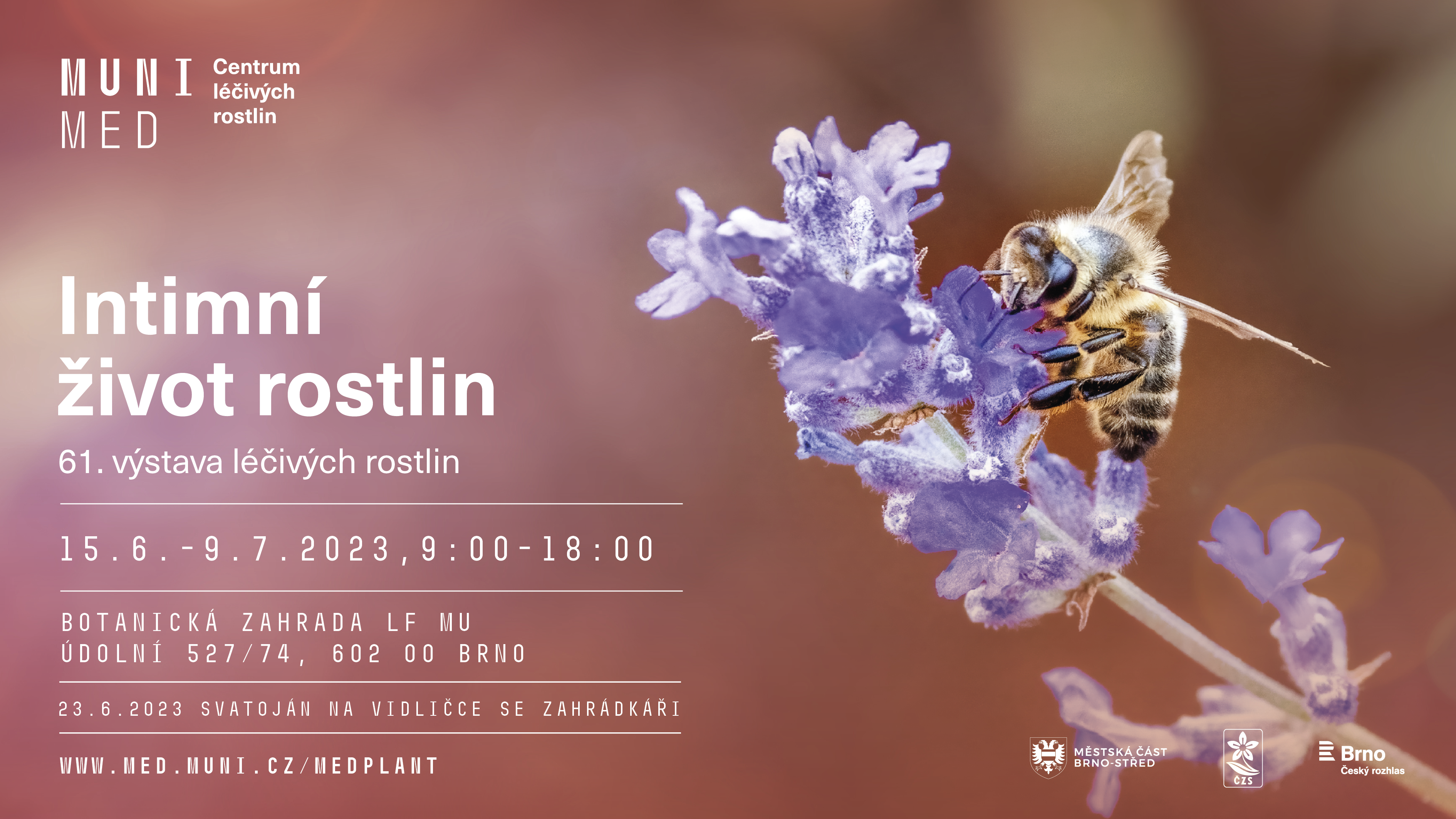 I rostliny trpí pohlavními chorobami – 61. ročník výstavy Centra léčivých rostlin se zaměří na jejich intimní život