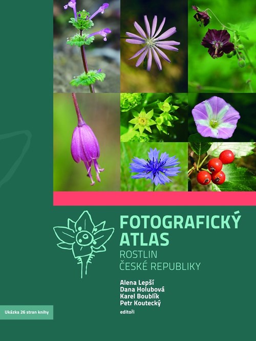 Obálka budoucí knihy Fotografický atlas rostlin České republiky.