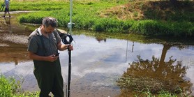 Our scientists are studying how the temperature of watercourses is rising as the climate of southern Moravia gradually changes to Mediterranean