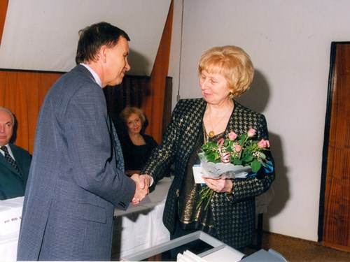 Prof. MUDr. Jiří Vorlíček, CSc., Dean of Faculty of Medicine Masaryk University Brno and Prof. MUDr. Jarmila Siegelová, DrSc., Masaryk University, Czech Republic