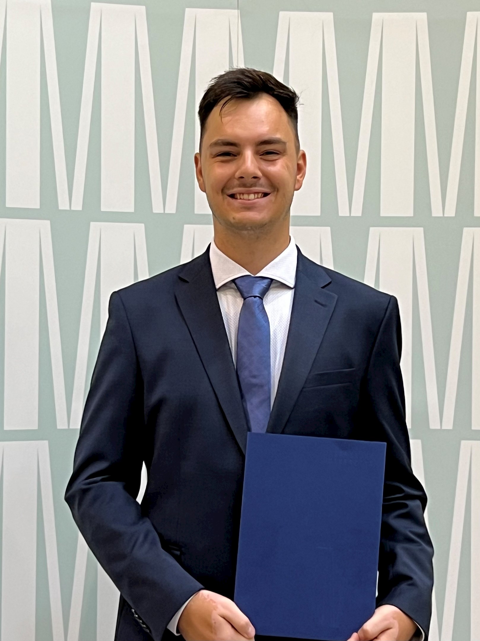 Student magisterského programu Bezpečnostní a strategická studia Štěpán Bumba. Zdroj: archiv Štěpána Bumby