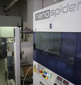 Laboratory for electrospinning technology for nanolayers preparation