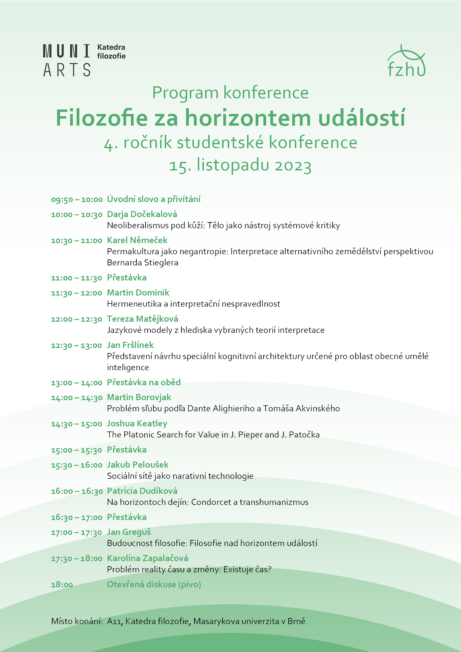 FZHU 2023 Program Pdf