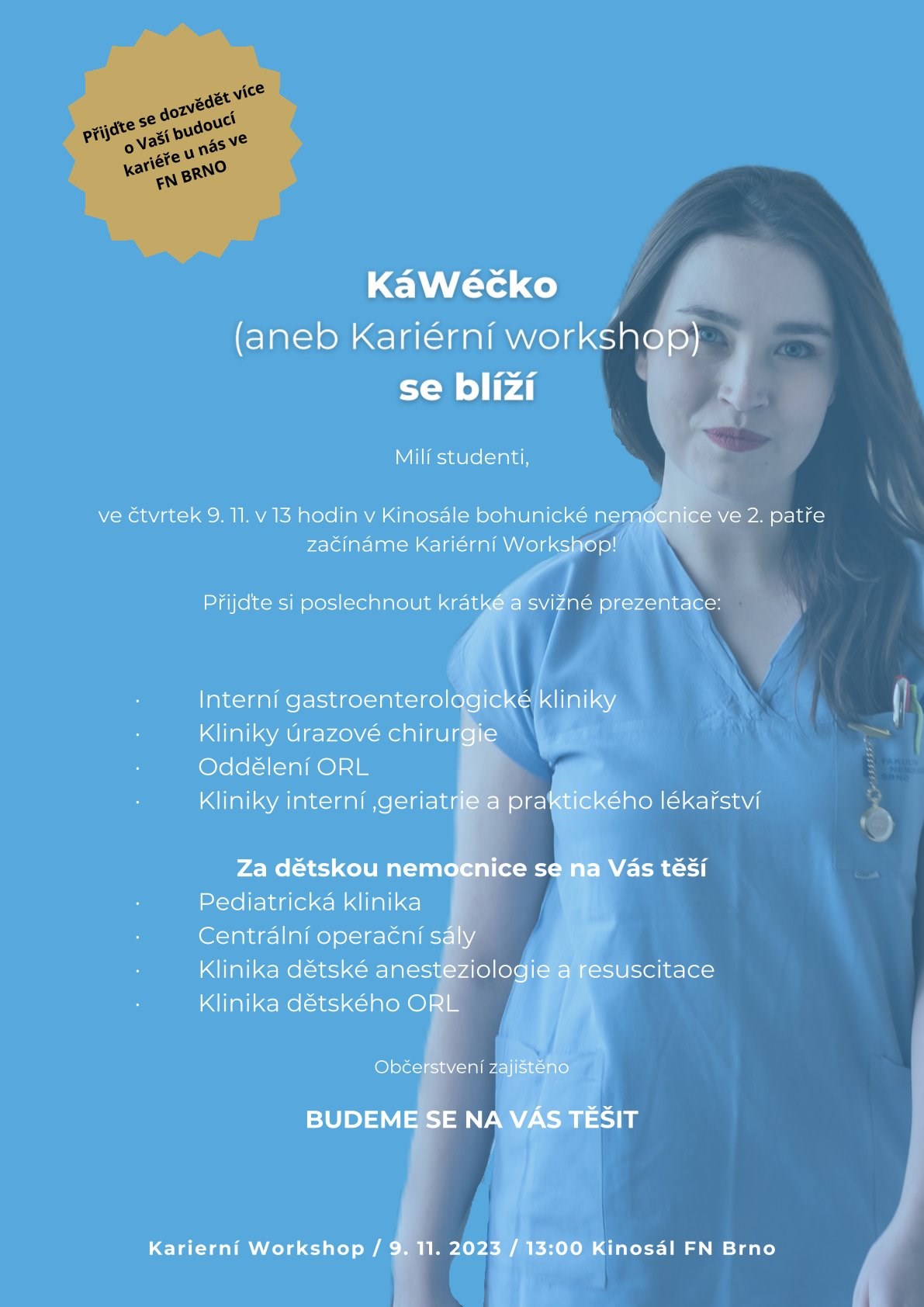 Kariérní workshop ve FN Brno