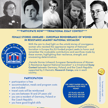 Participate now in trinational essay contest "Female Stories Unheard"