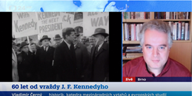 Vladimír Černý v&#160;České televizi k&#160;60. výročí atentátu na prezidenta J. F. Kennedyho