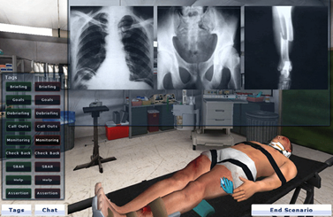 Lékařský simulátor, ukázka programu 3DiTeams, interaktivní osnova předmětu CORE069