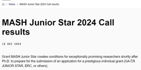 MASH Junior Star 2024