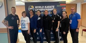 PaedDr. Michal Hrubý, PhD. na Mistrovství světa karate 2023