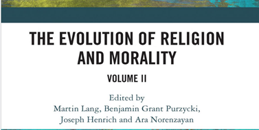 New book on the evolution of religion and morality